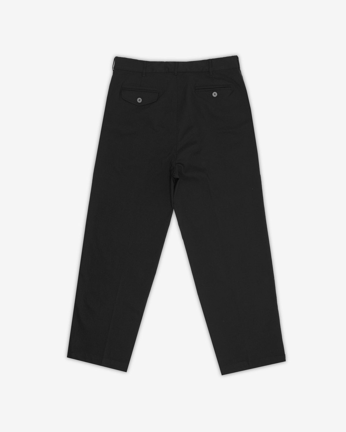 Black pants on a white background