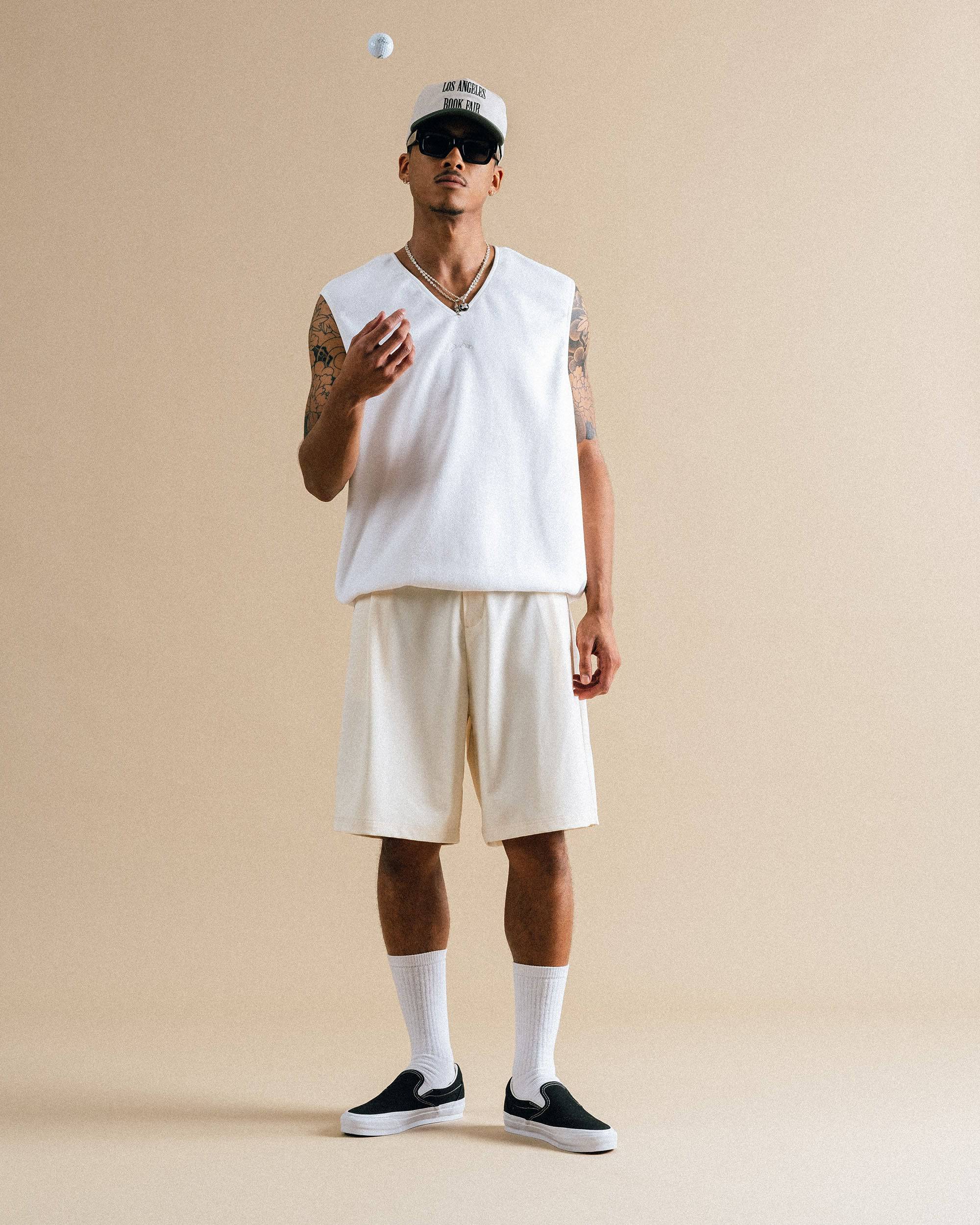 Calculus Baggy Pleated Shorts