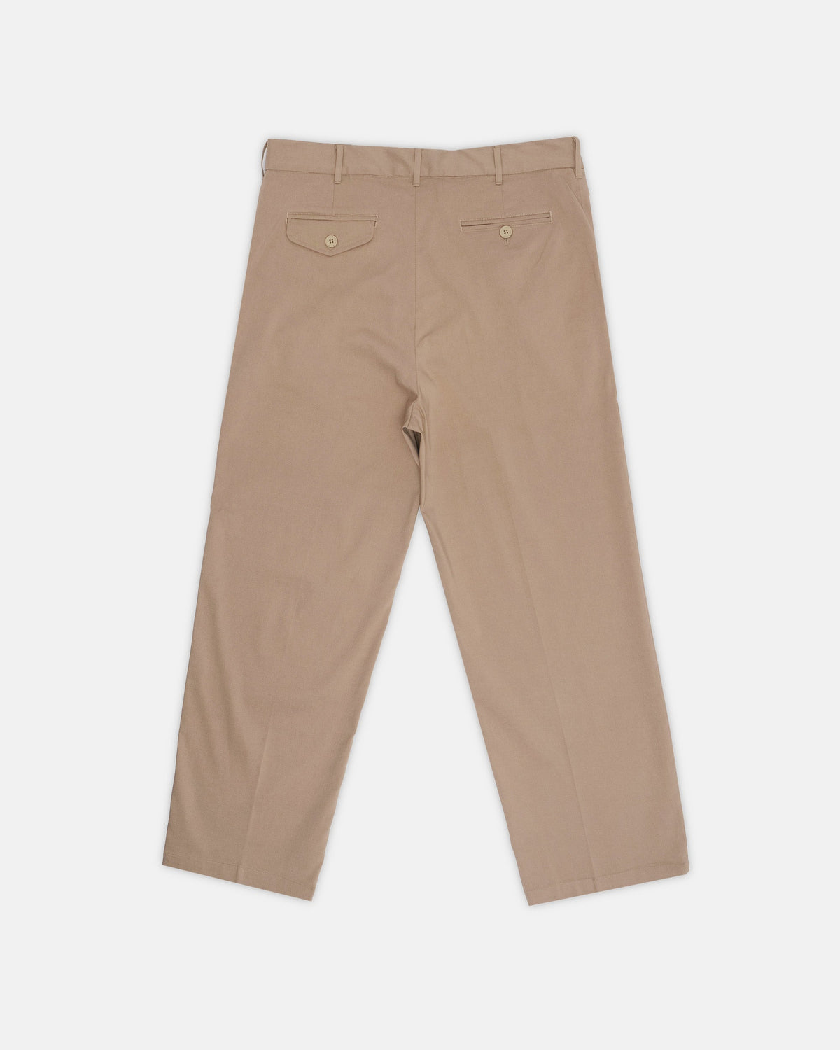 Beige pants on a white background