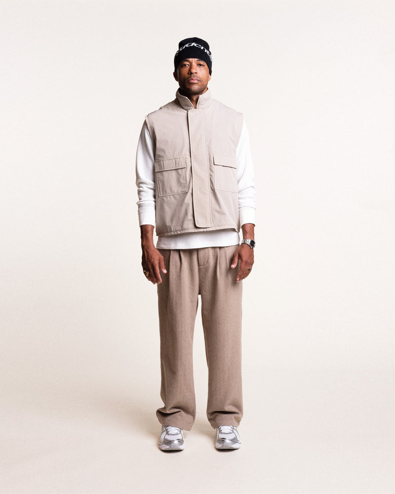 Tradition Double Pleated Wool Pants