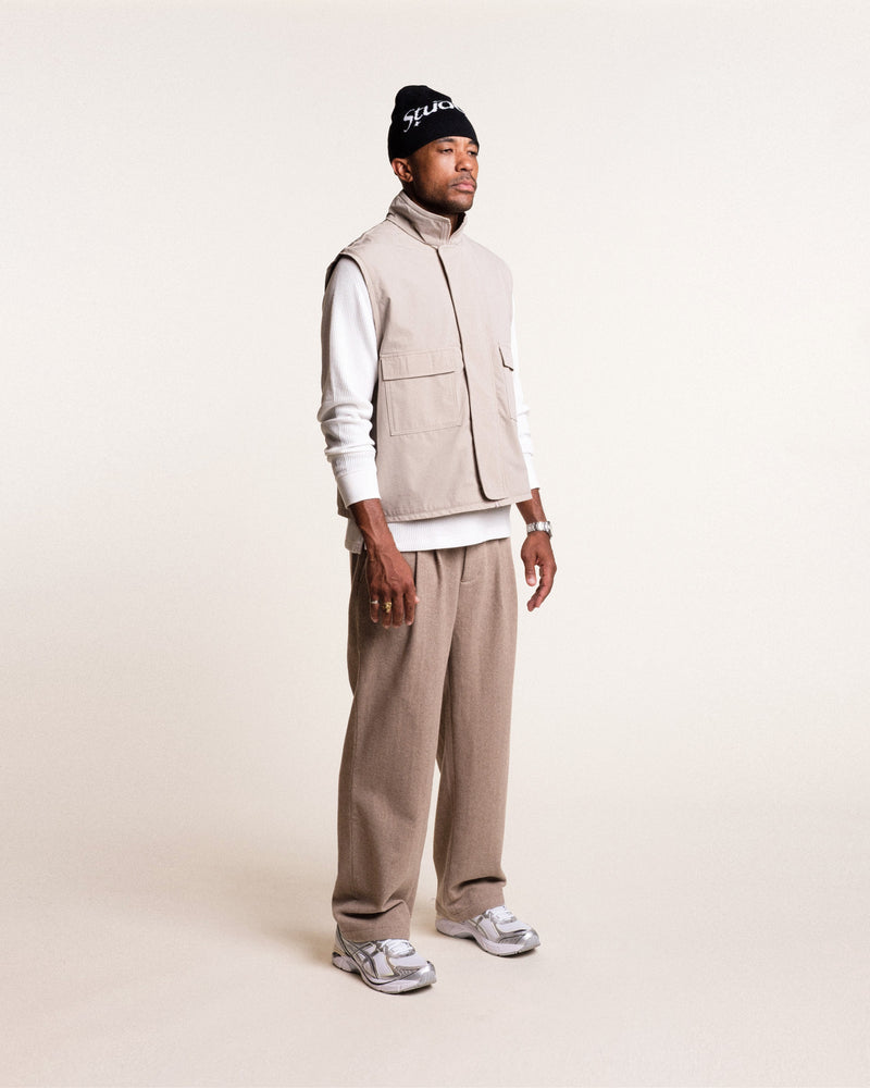 Tradition Double Pleated Wool Pants