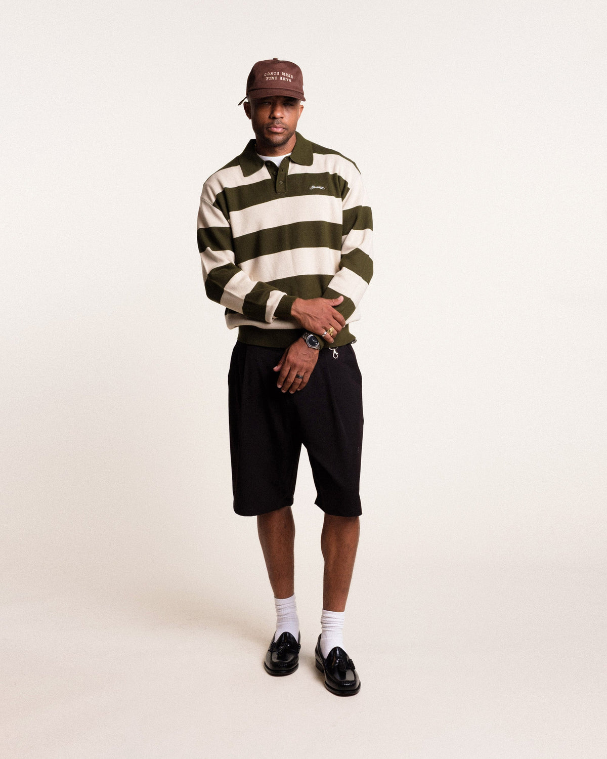 Whittier Knit L/S Polo Sweater