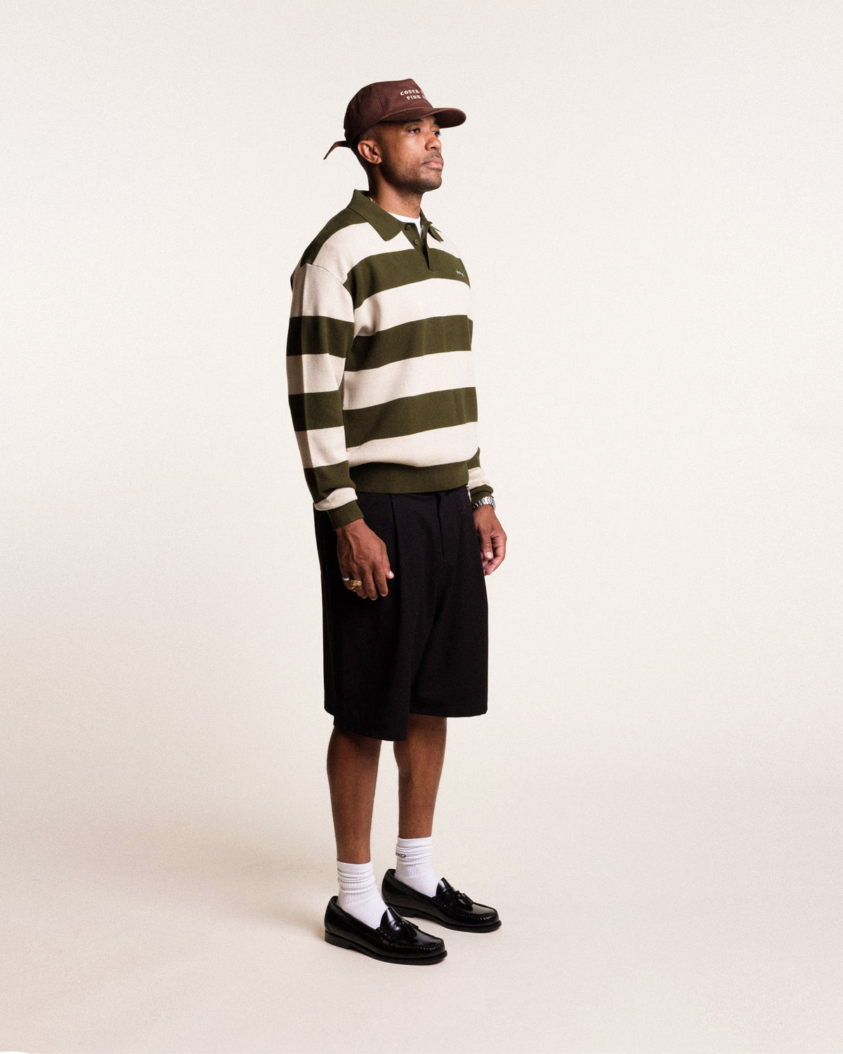 Whittier Knit L/S Polo Sweater